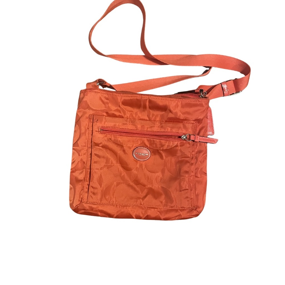 Coach Vibrant Orange Crossbody Bag - Picture 3 of 8